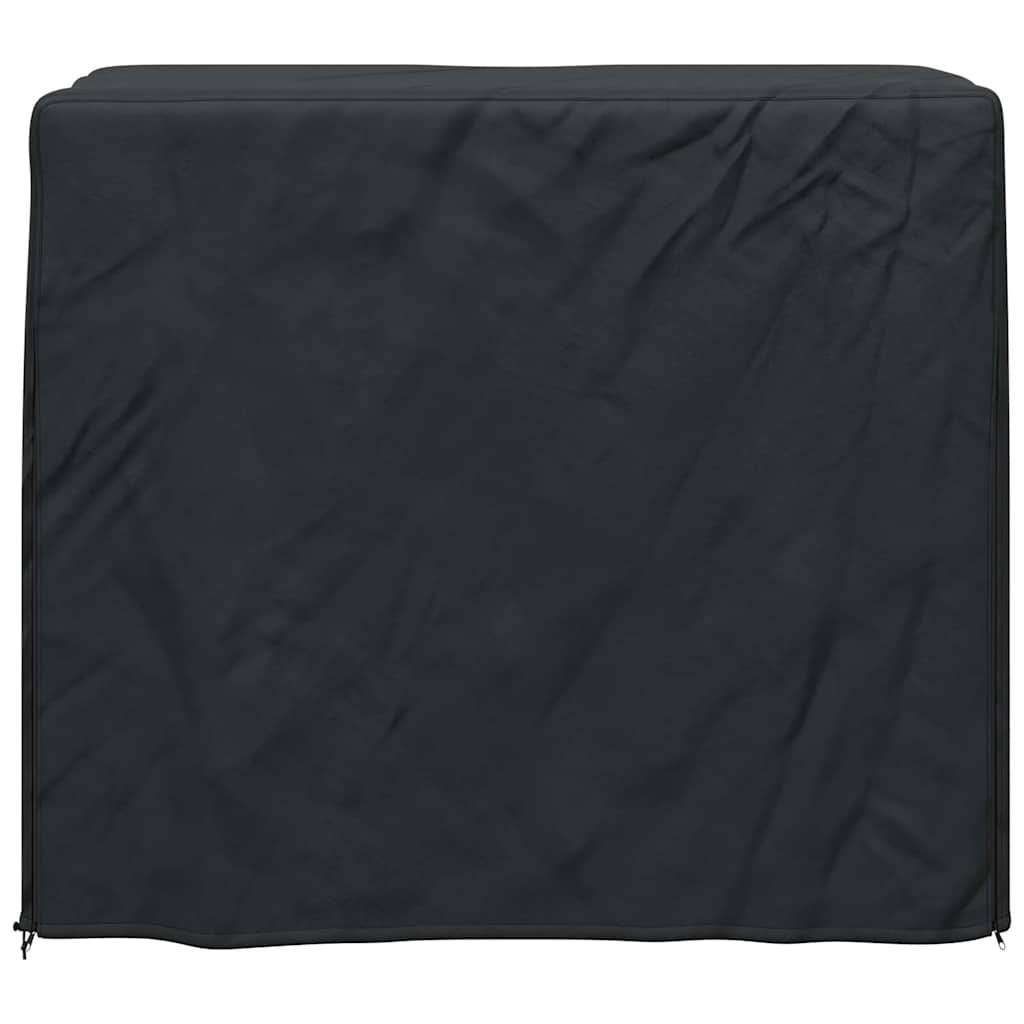 Vedstativtrekk Svart 61 x 122 x 106 cm 600D Oxford Stoff