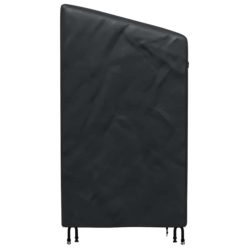 Trekk til utehuske Svart 135 x 100 x 165 cm 420D Oxford stoff vidaXL