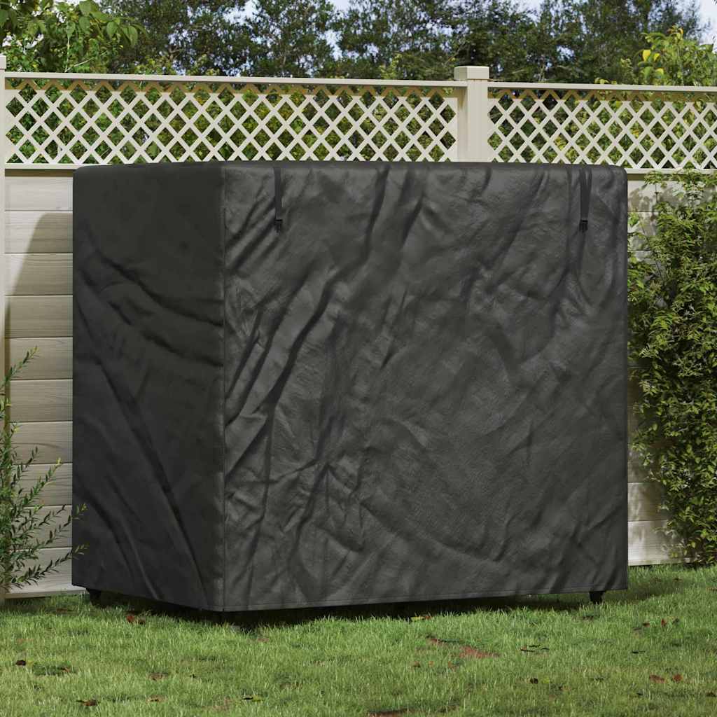 Trekk til utehuske Svart 175 x 125 x 180 cm 420D Oxford stoff