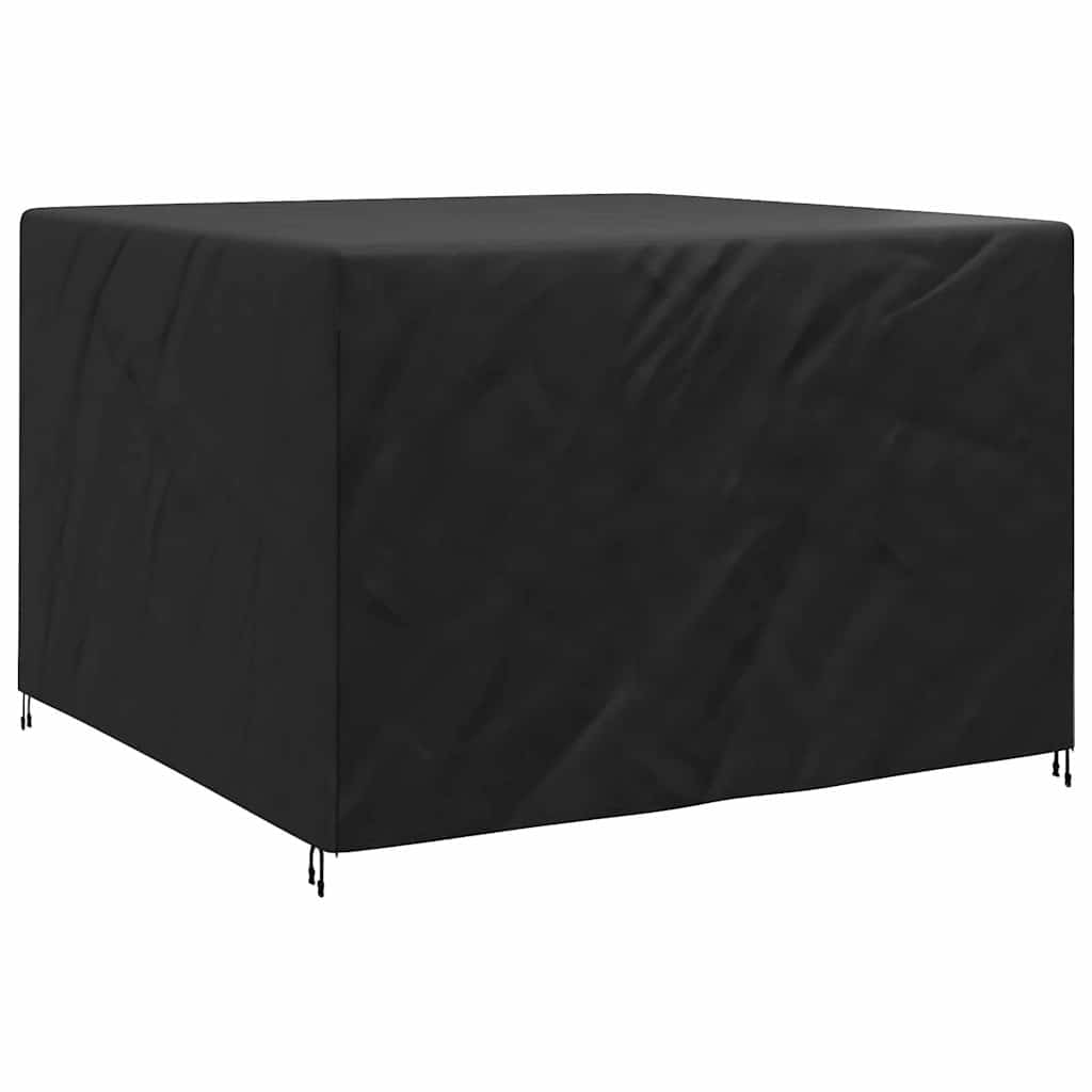 Trekk til utehuske Svart 250 x 250 x 160 cm 600D Oxford stoff