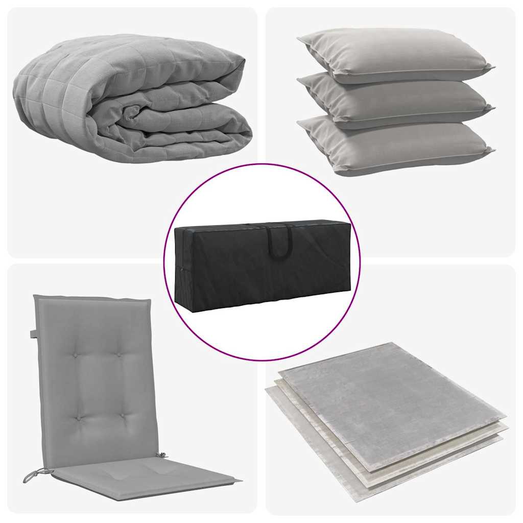 Utendørs lagringsbag Svart 125 x 32 x 50 cm 210D Oxford stoff