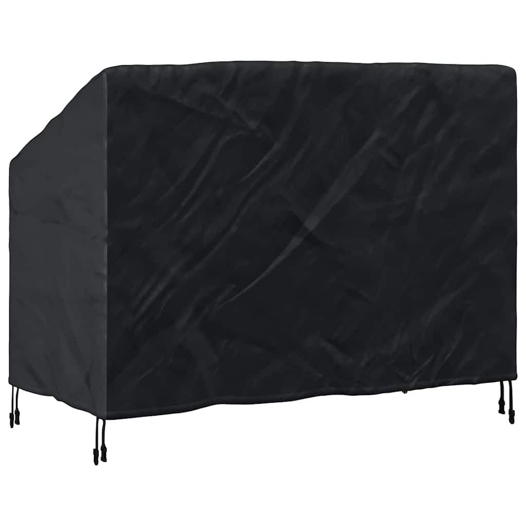 Hagebenkdeksel Svart 134 x 70 x 65 / 94 cm 210D Oxford stoff