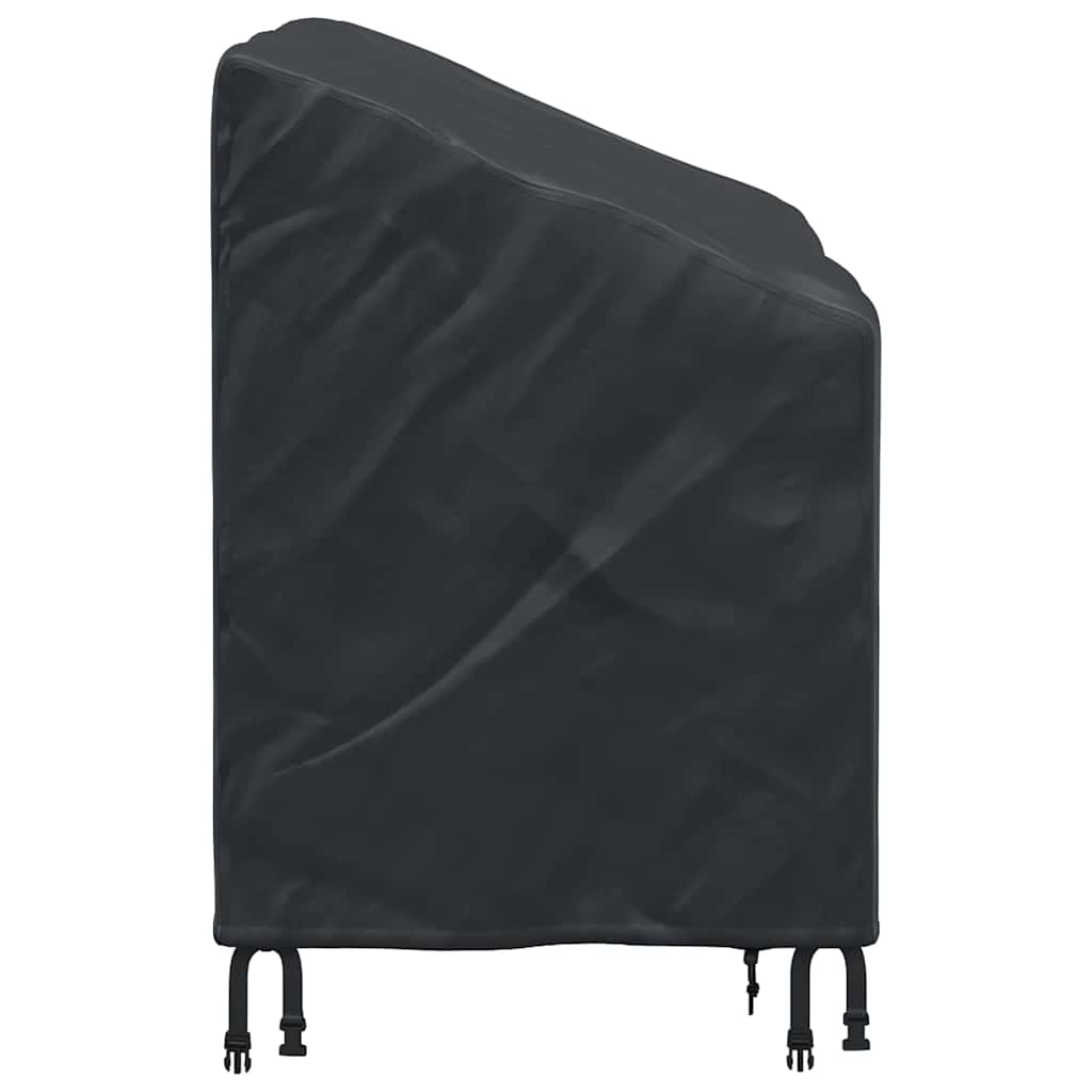 Hagebenkdeksel Svart 134 x 70 x 65 / 94 cm 210D Oxford stoff