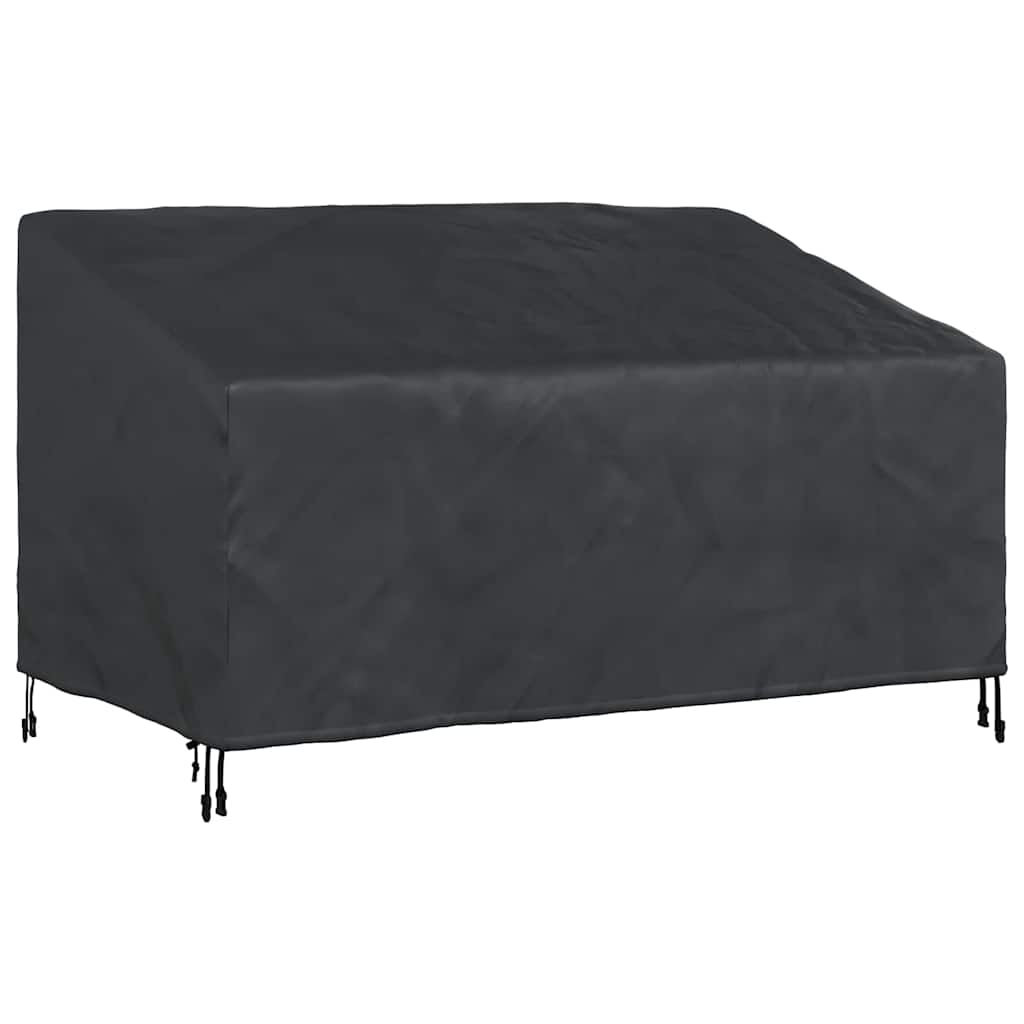 Hagebenkdeksel Svart 160 x 100 x 61 / 89 cm 210D Oxford stoff