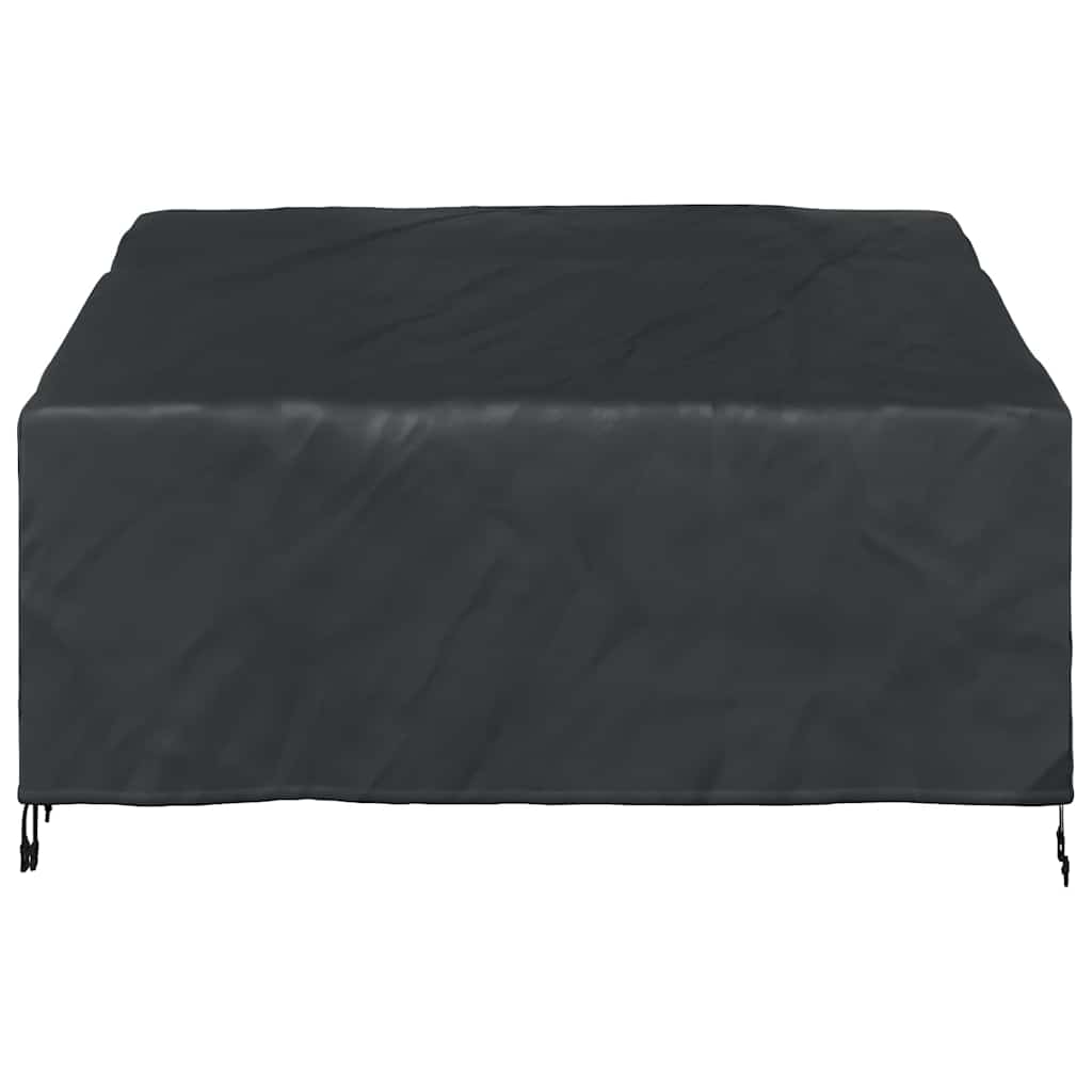 Hagebenkdeksel Svart 160 x 100 x 61 / 89 cm 210D Oxford stoff