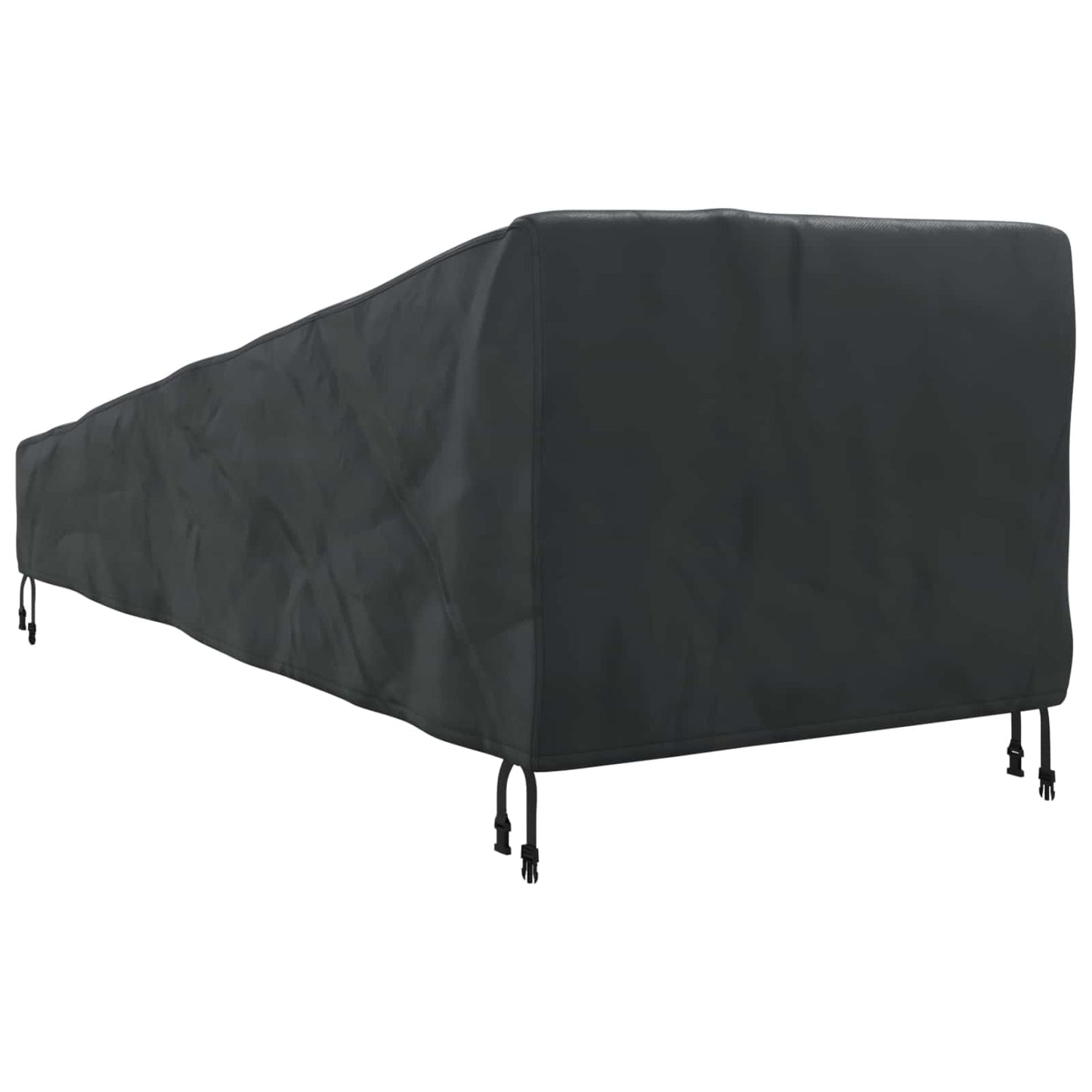 Utemøbelbeskyttelse Svart 195 x 76 x 82 cm 420D Oxford stoff