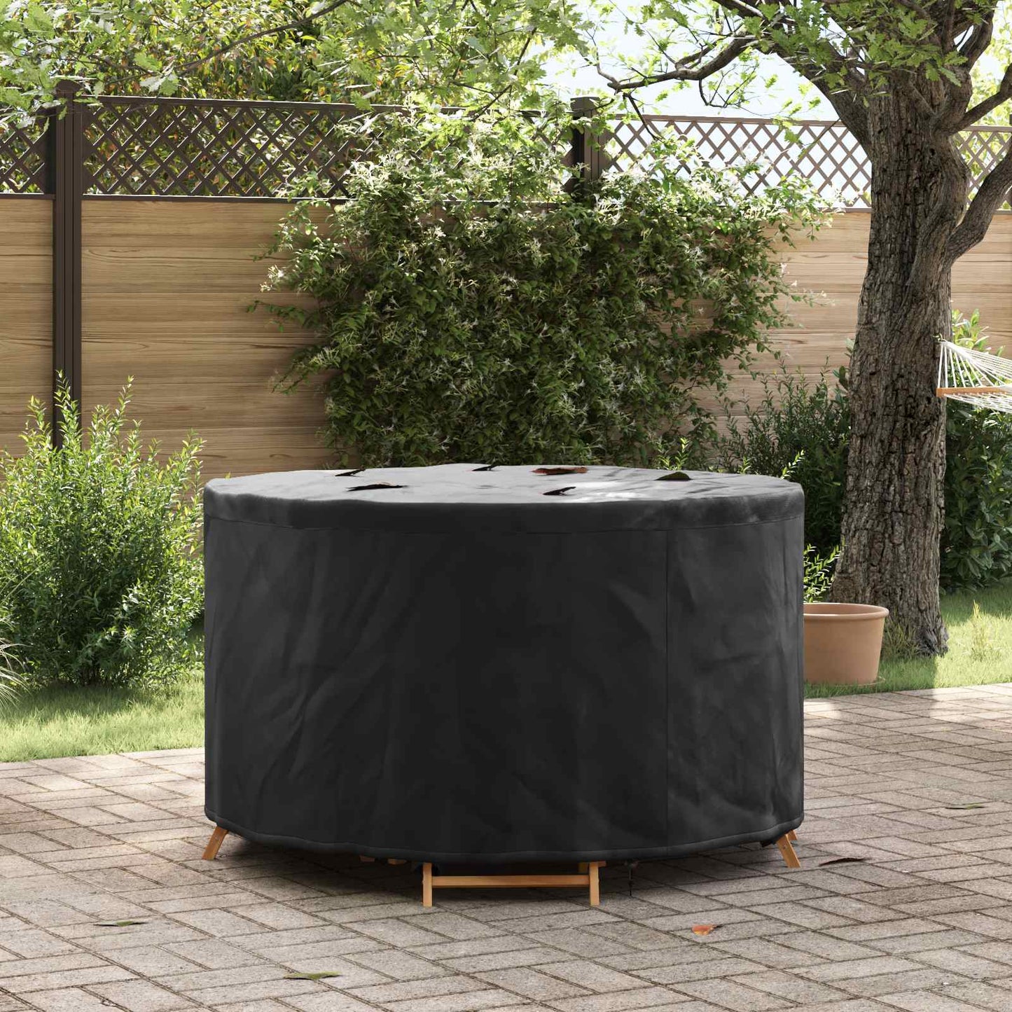 Møbelbeskyttelse Svart 102 x 102 x 71 cm 420D Oxford Stoff