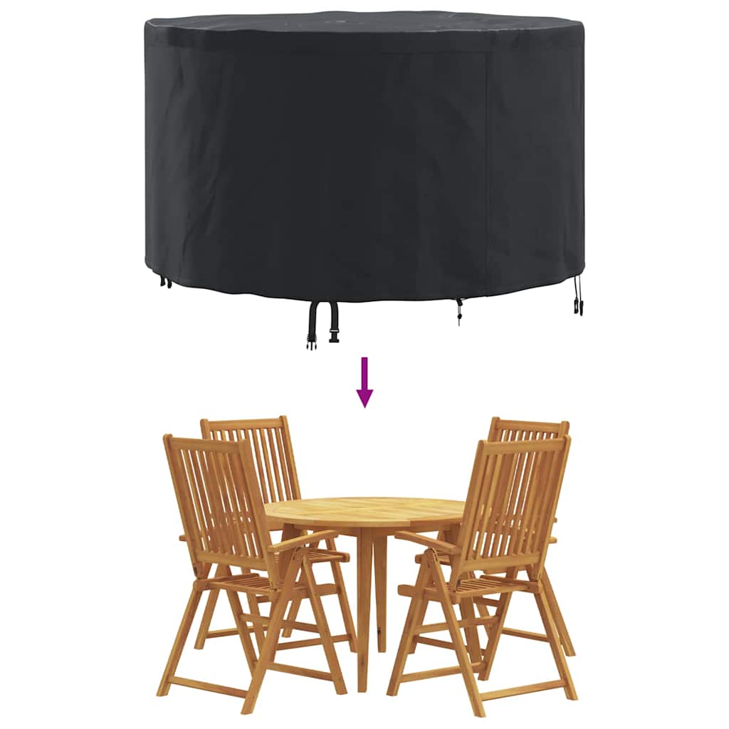 Møbelbeskyttelse Svart 128 x 128 x 71 cm 210D Oxford stoff