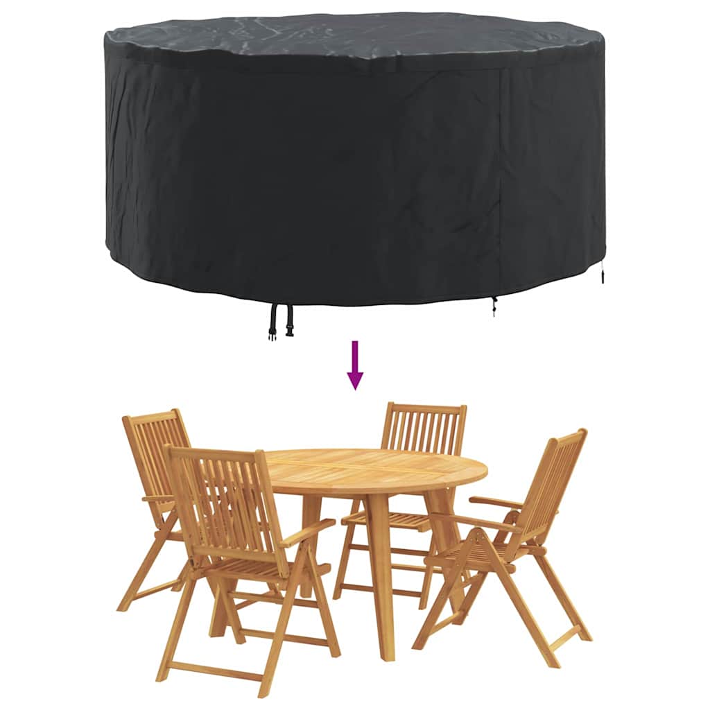 Møbelbeskyttelse Svart 200 x 200 x 105 cm 420D Oxford stoff