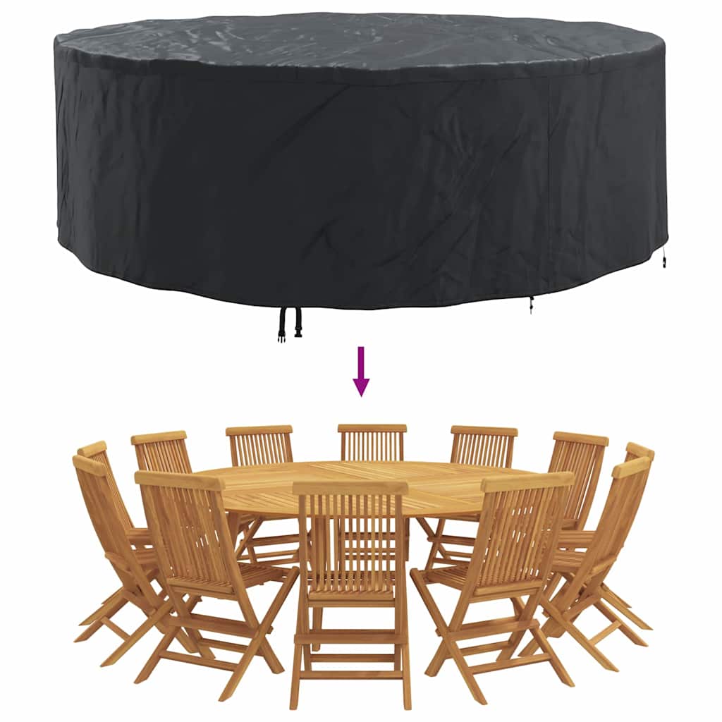 Møbelbeskyttelse Svart 279 x 279 x 71 cm 210D Oxford stoff