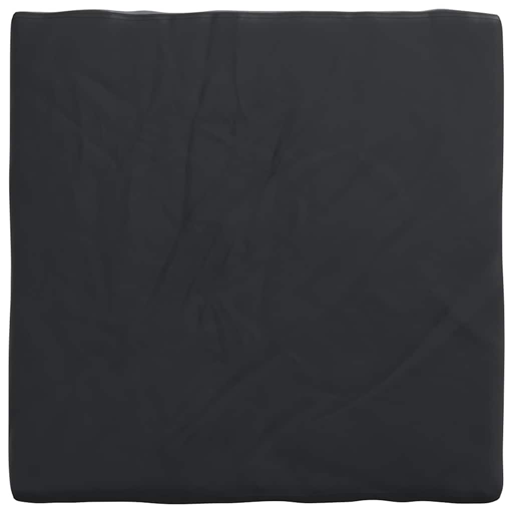 Bordduk Ensfarget Svart 92 x 92 x 15 cm stoff