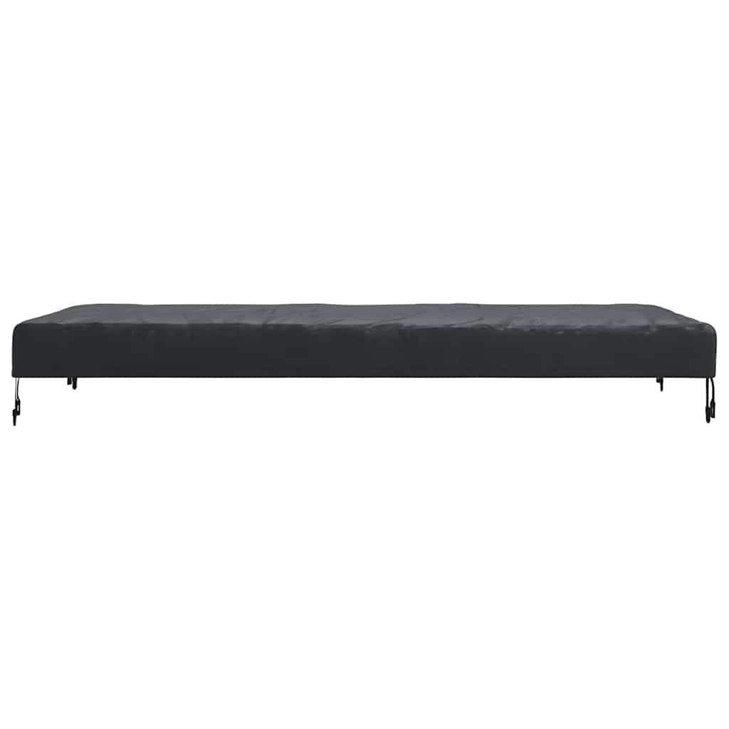 Bordduk Ensfarget Svart 182 x 92 x 15 cm stoff