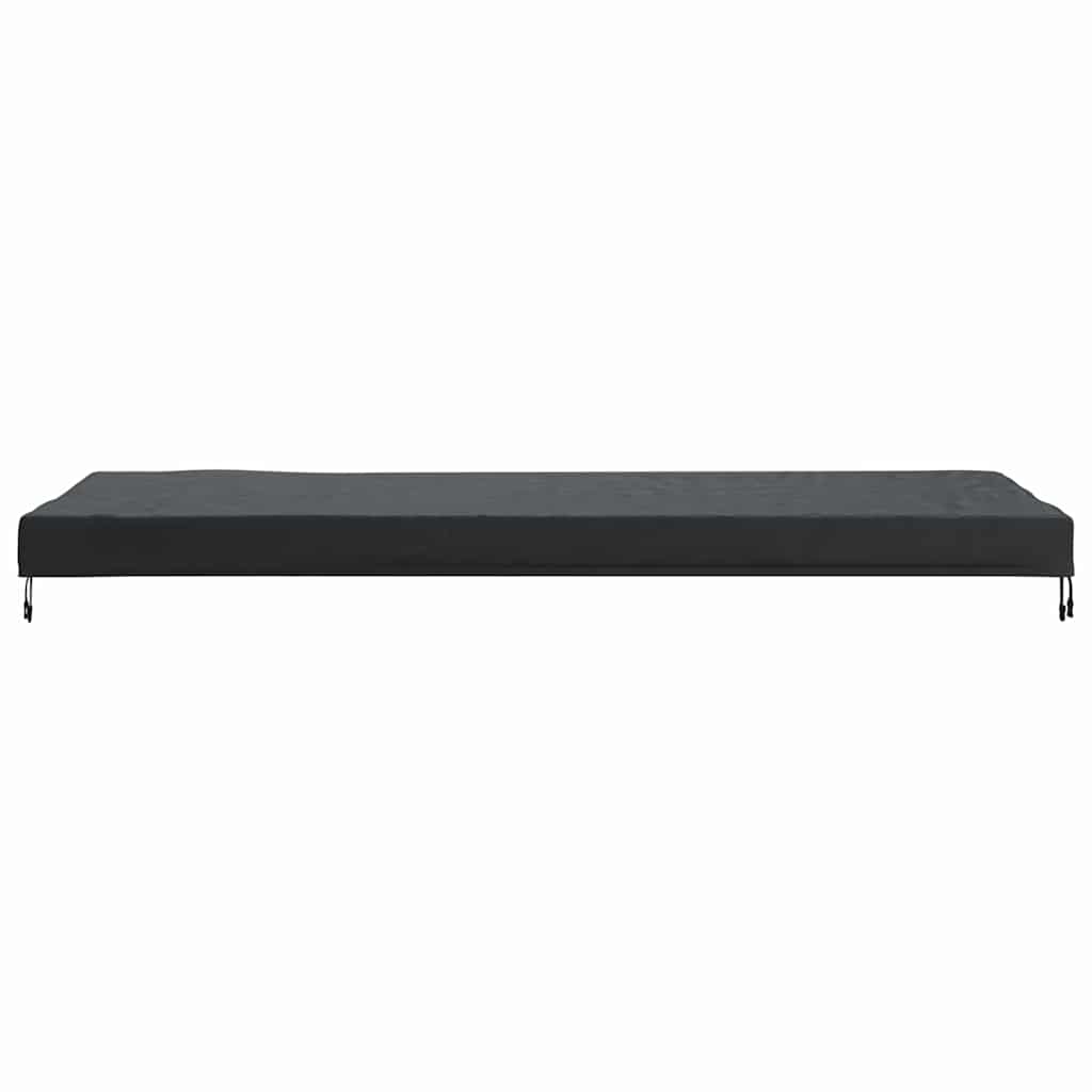 Bordduk Ensfarget Svart 242 x 102 x 15 cm stoff
