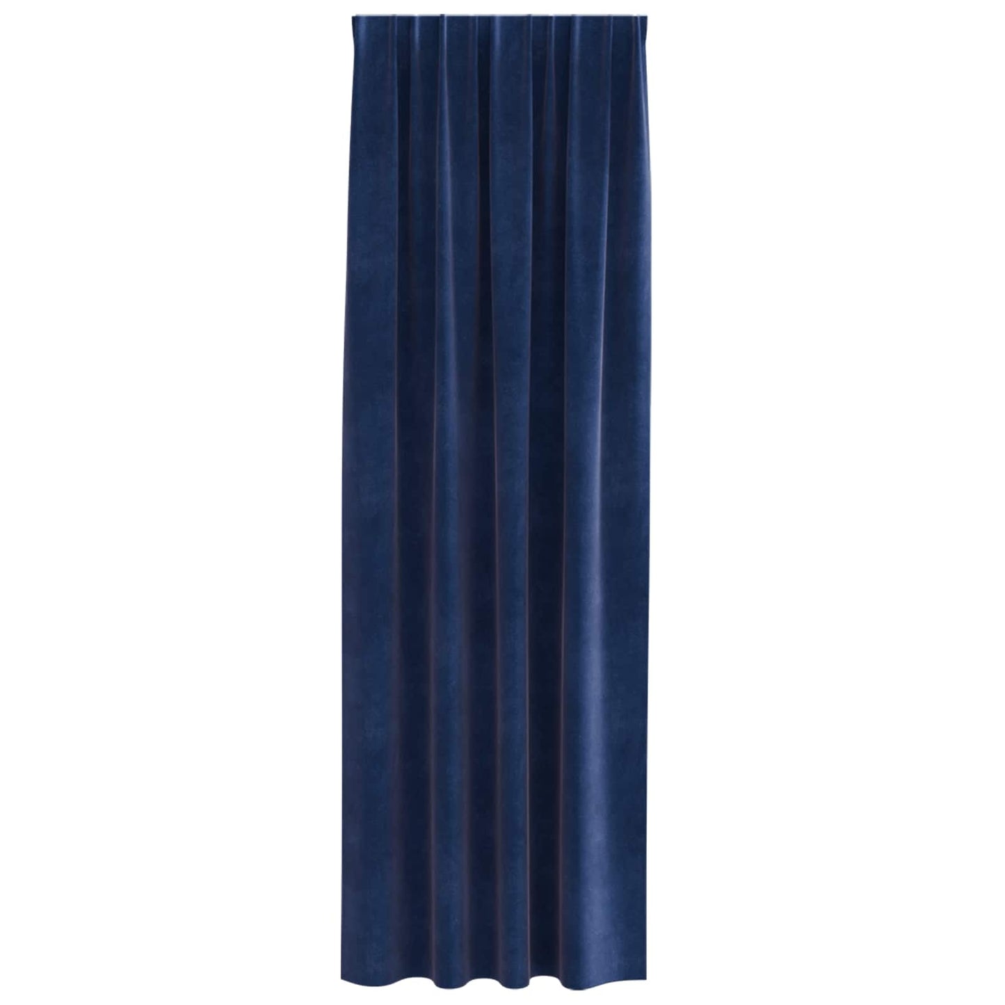 Blendingsgardiner 2 pcs Mørkeblå 140 x 225 cm Fløyel