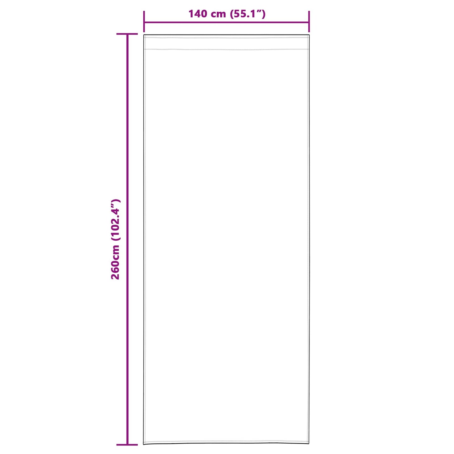 Blendingsgardiner 2 pcs Mørkegrå 140 x 260 cm Fløyel