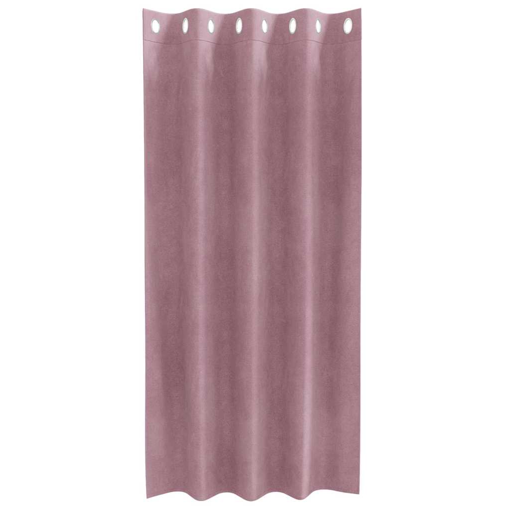 Blendingsgardiner 2 pcs Mørk rosa 140 x 175 cm Fløyel