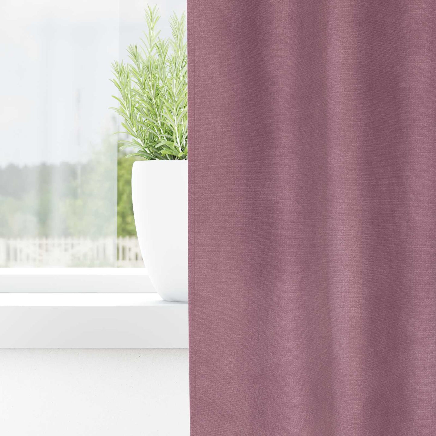 Blendingsgardiner 2 pcs Mørk rosa 140 x 245 cm Fløyel vidaXL