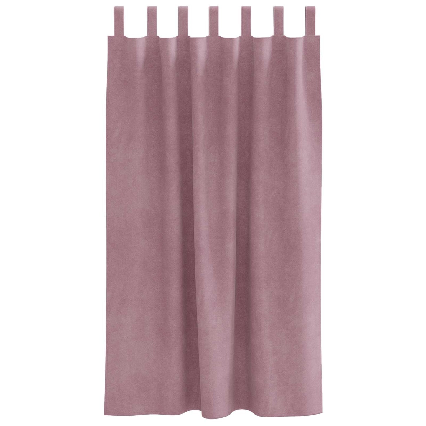 Blendingsgardiner 2 pcs Mørk rosa 140 x 175 cm Fløyel