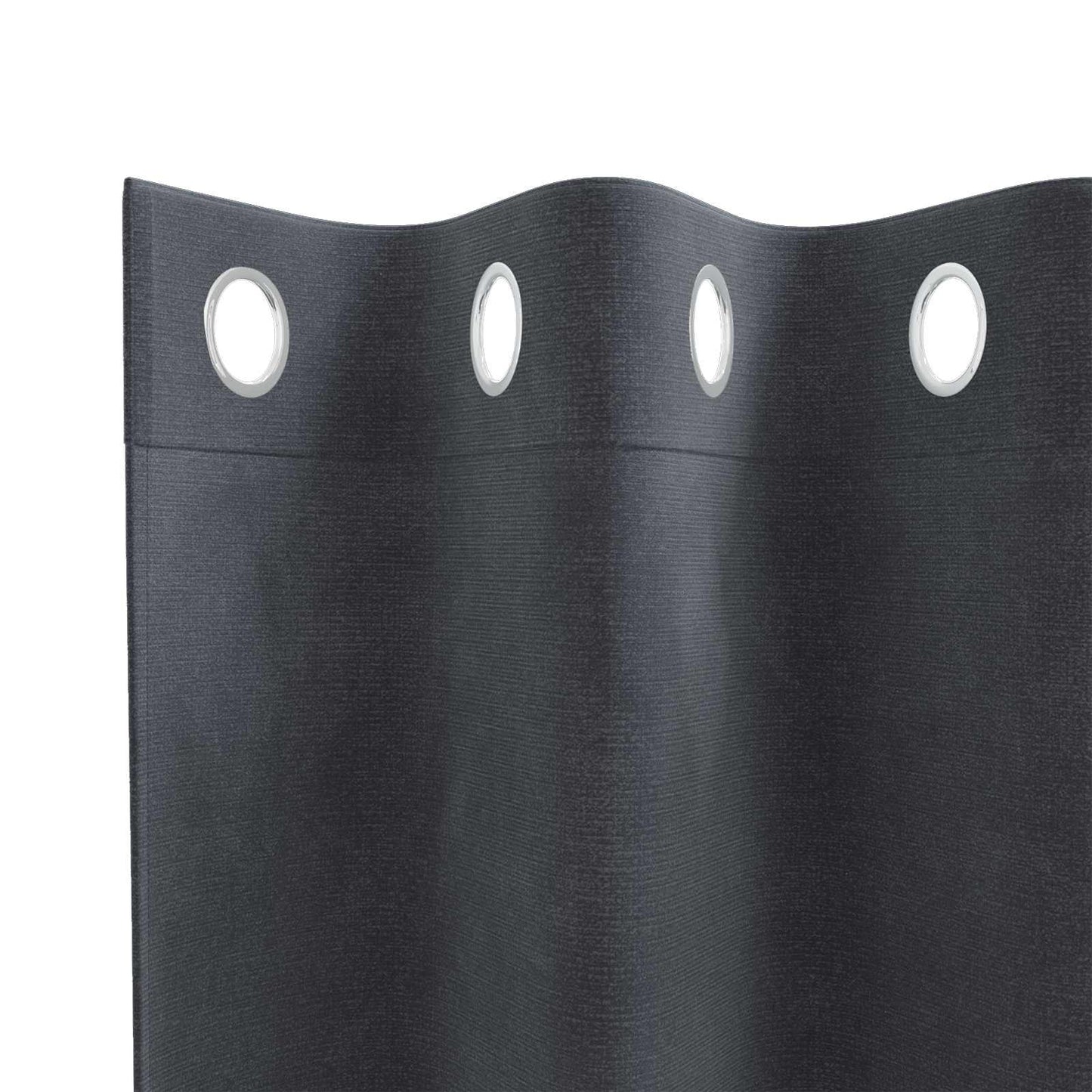 Blendingsgardiner 2 stk. Lysegrå 140 x 140 cm Fløyel