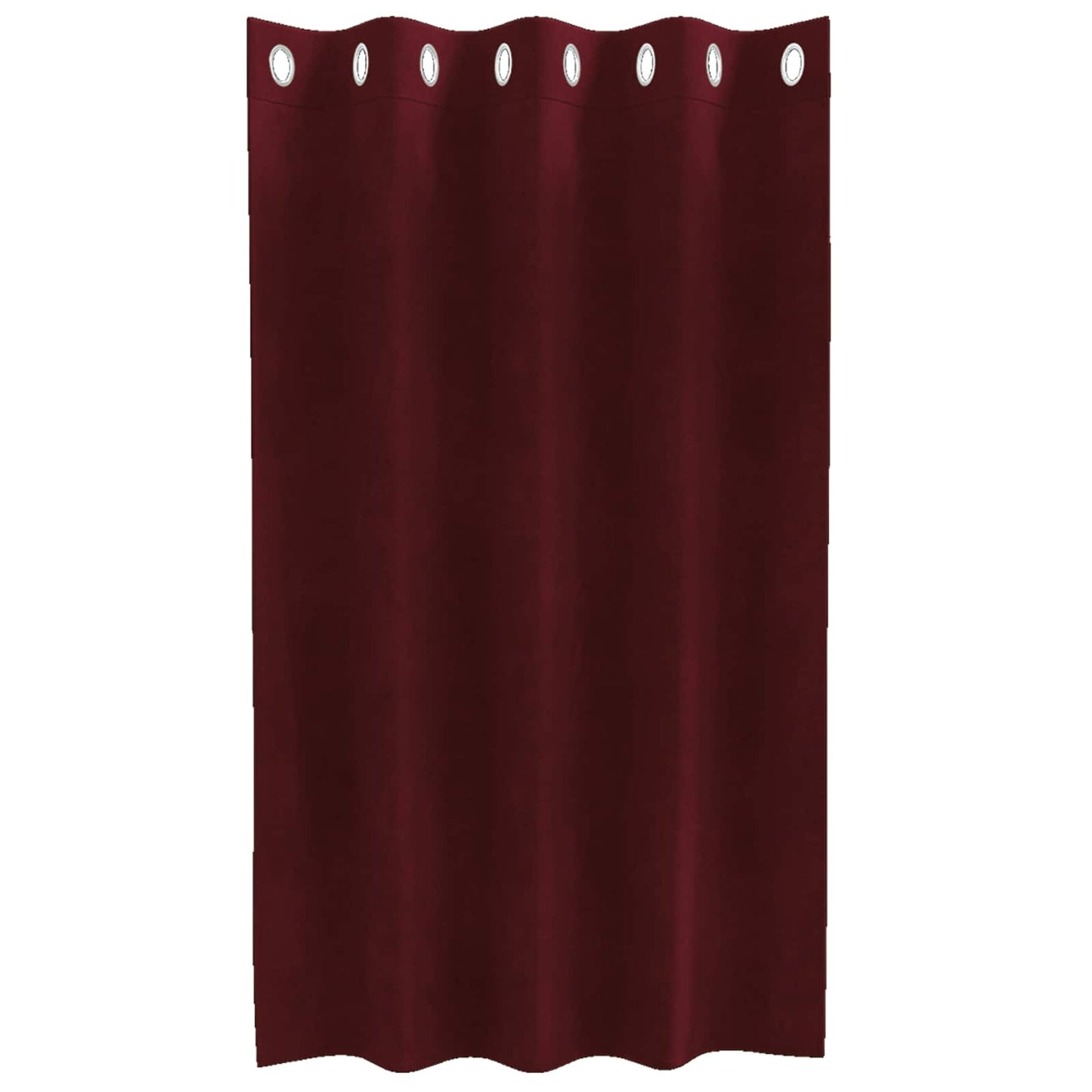 Blendingsgardiner 2 pcs Vinrød 140 x 140 cm Fløyel vidaXL