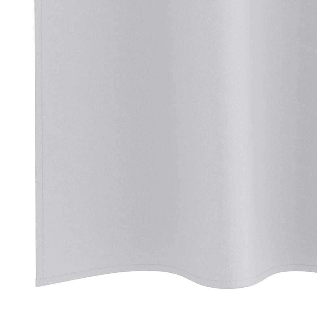 Mørkleggende Gardiner med Ringer 2 pcs Lys Grå 245 x 140 cm