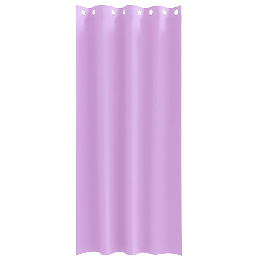 Mørkleggende Gardiner med Ringer 2 pcs Lilla 225 x 140 cm