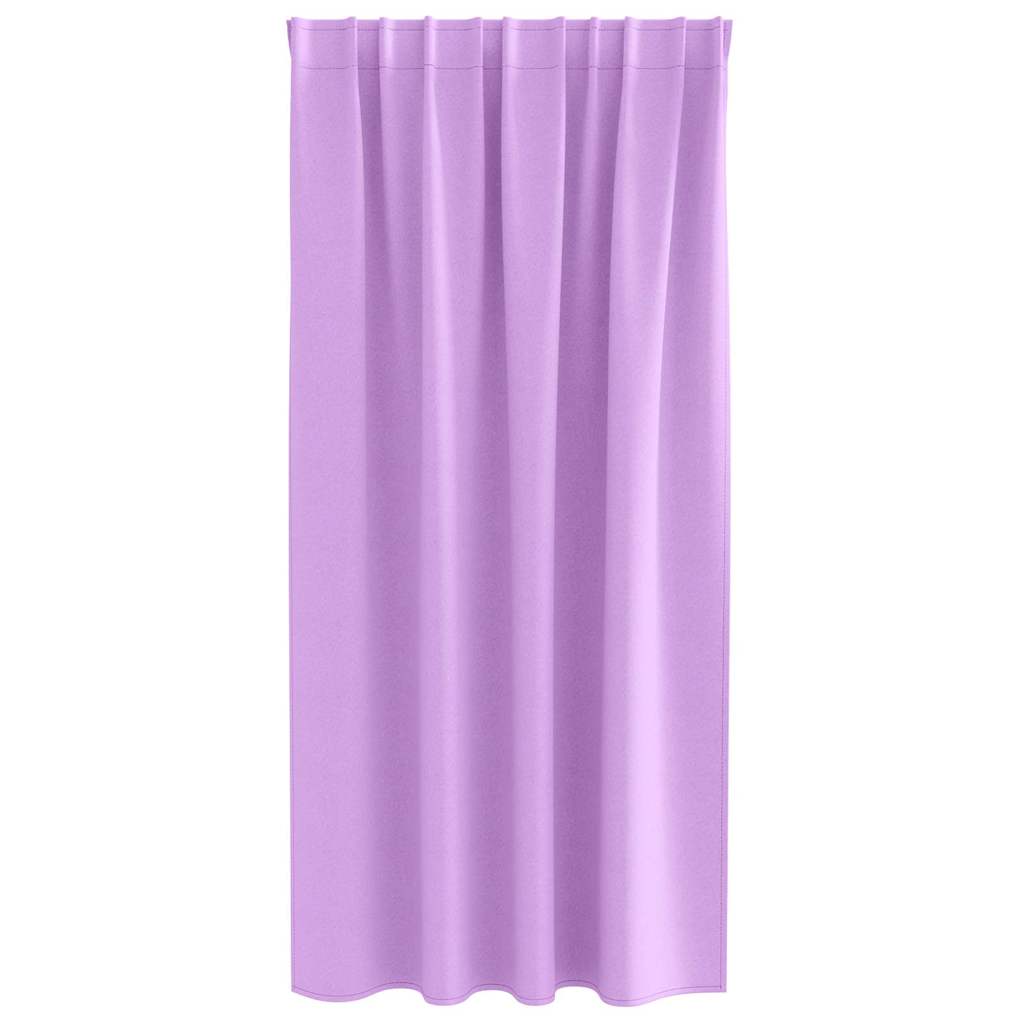 Mørkleggende Gardiner med Ringer 2 pcs Lilla 175 x 140 cm vidaXL