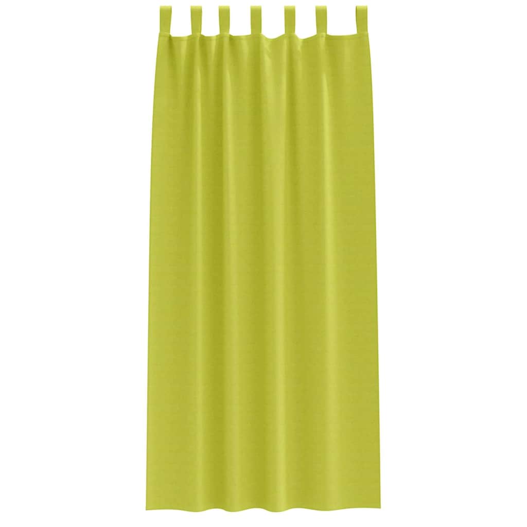 Mørkleggende Gardiner med Ringer 2 pcs grønn 225 x 140 cm