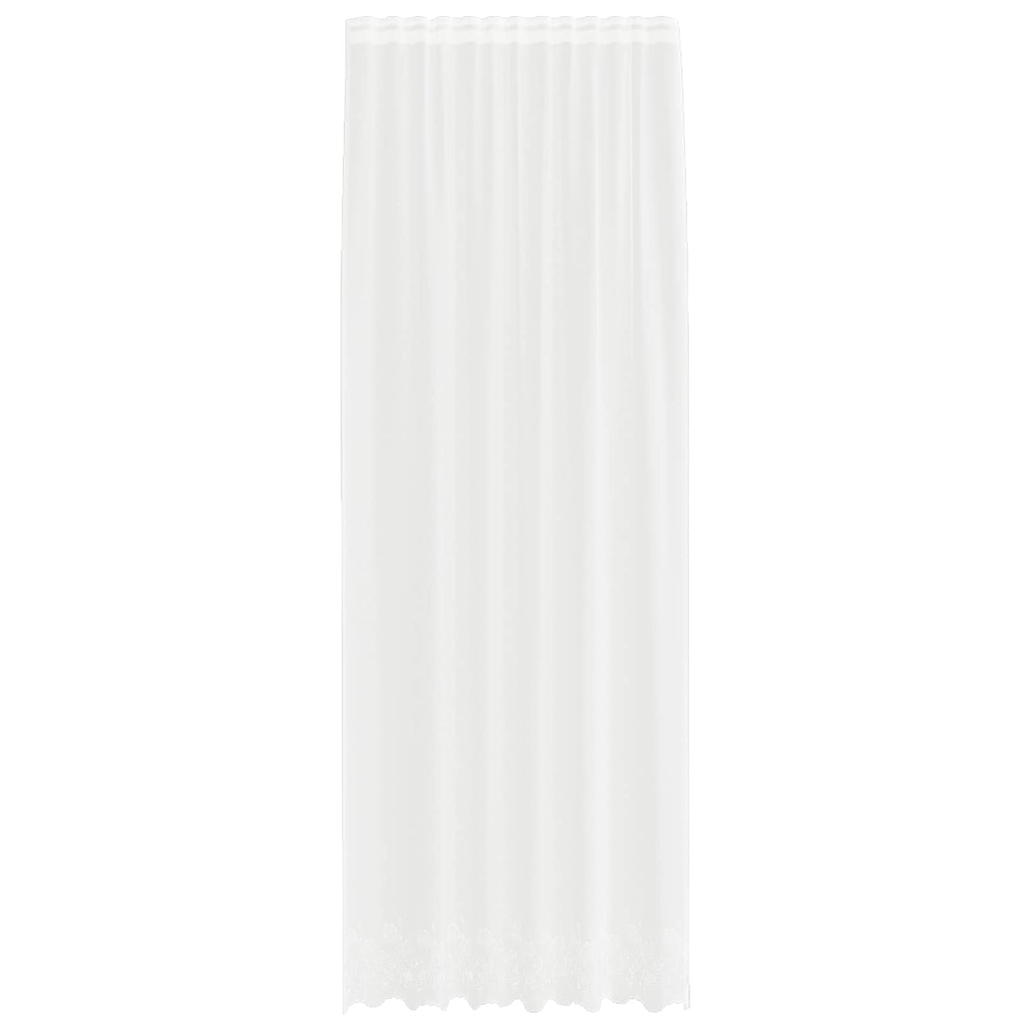 Blondegardin Hvit 280 x 150 cm Polyester