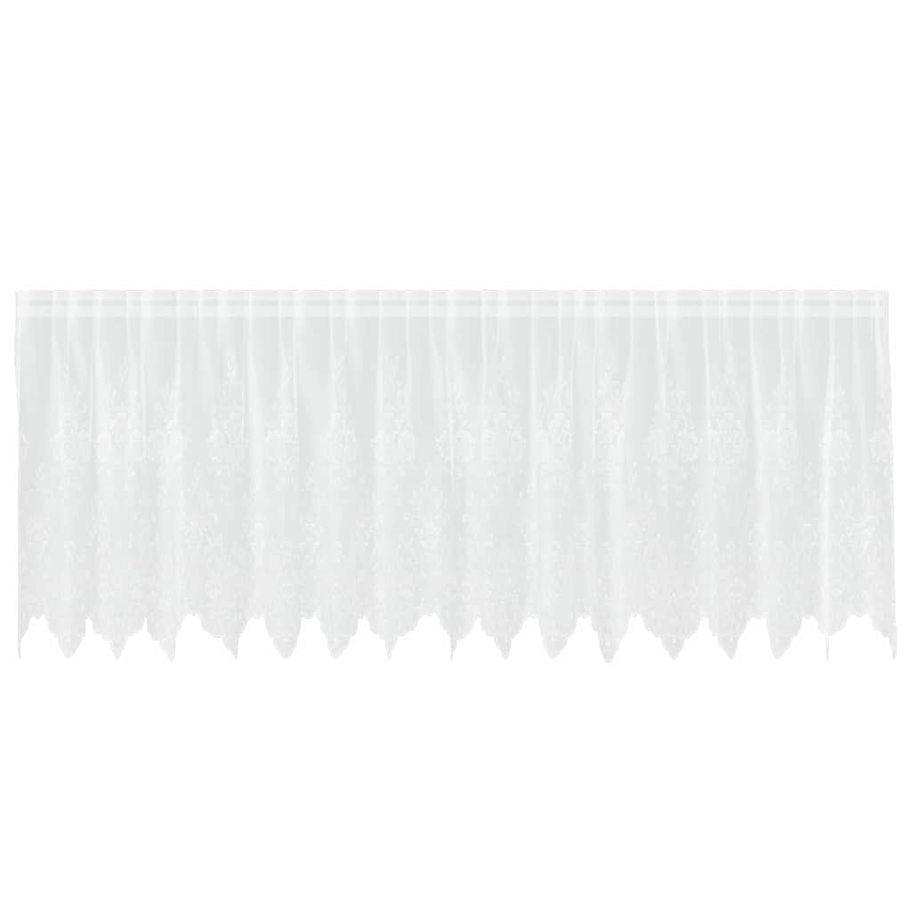 Blondegardin Hvit 100 x 400 cm Polyester