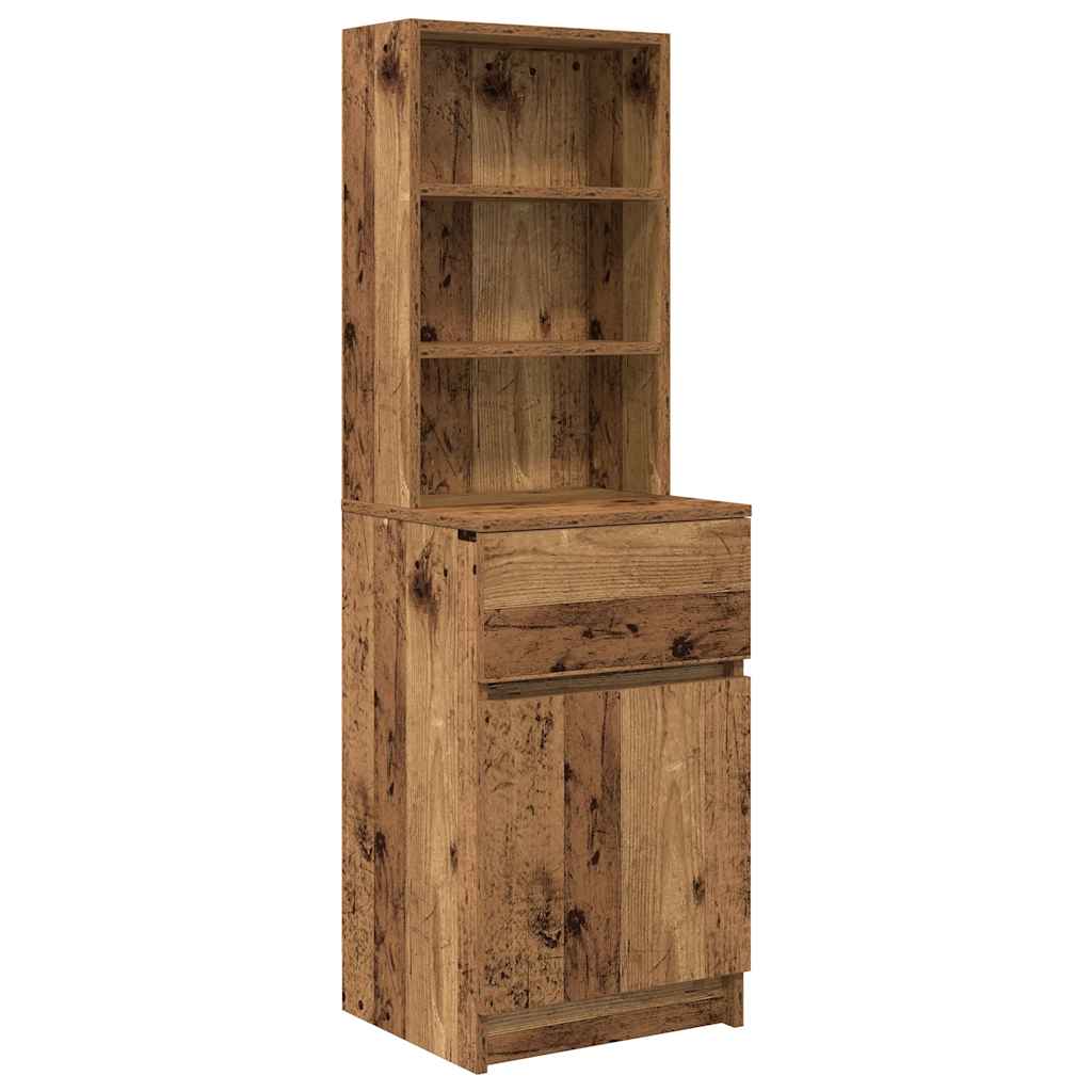 Nattbord gammelt tre 39x35x125 cm konstruert tre