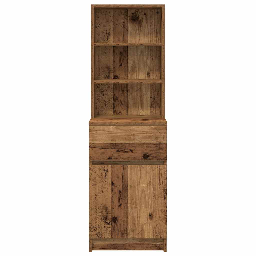 Nattbord gammelt tre 39x35x125 cm konstruert tre