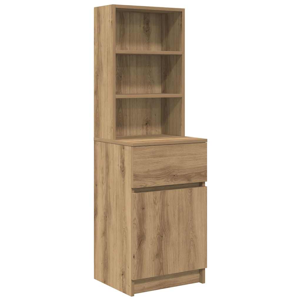 Nattbord artisan eik 39x35x125 cm konstruert tre