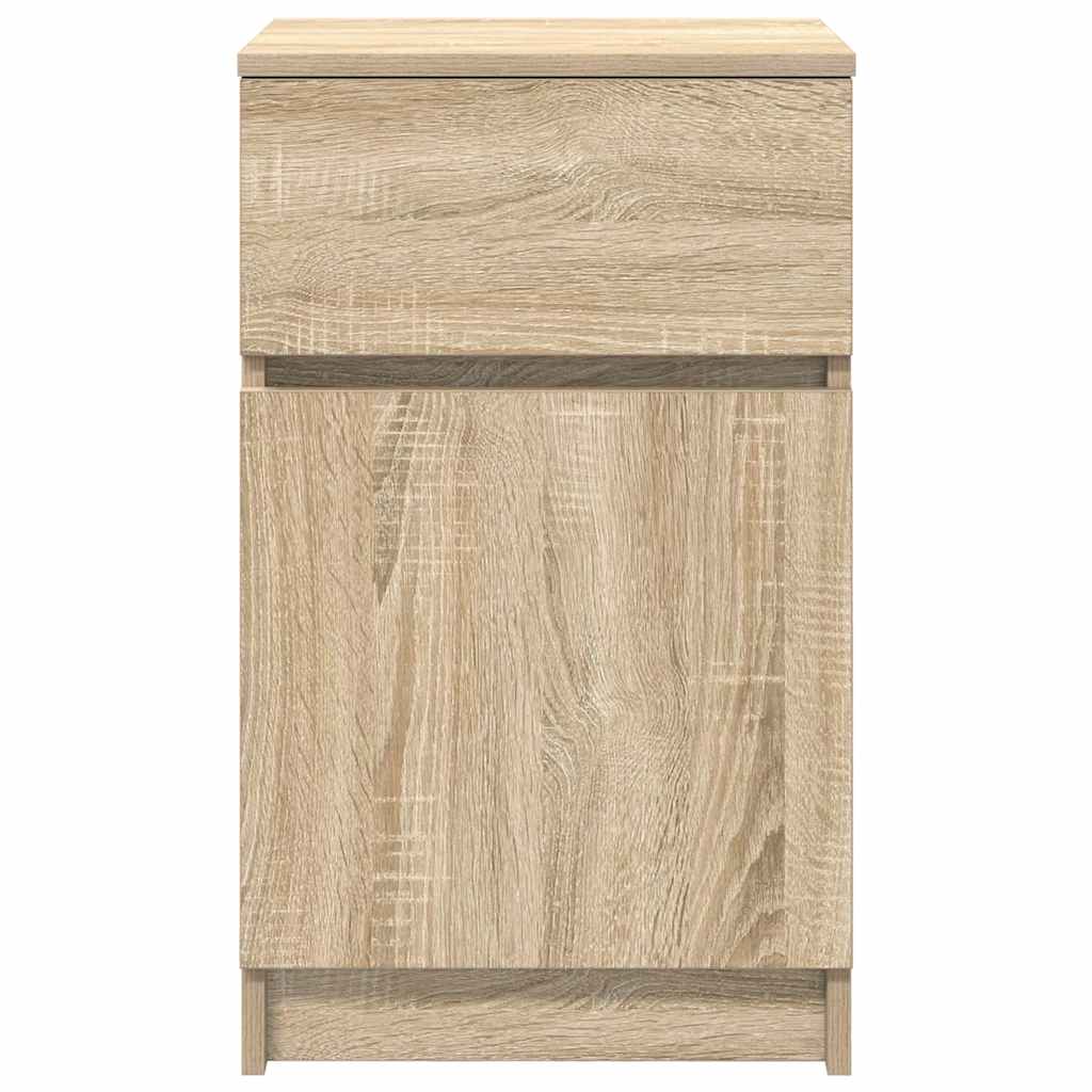 Nattbord sonoma eik 39x35x65 cm konstruert tre