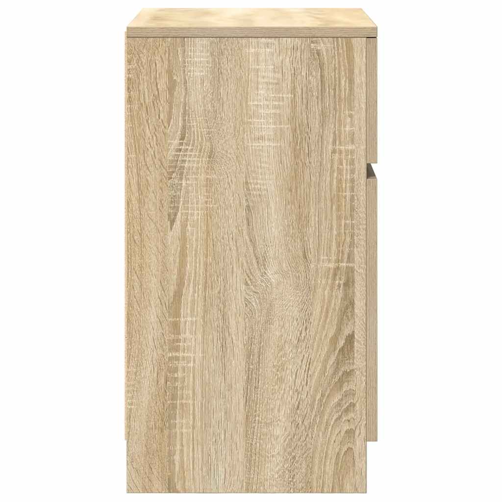 Nattbord sonoma eik 39x35x65 cm konstruert tre
