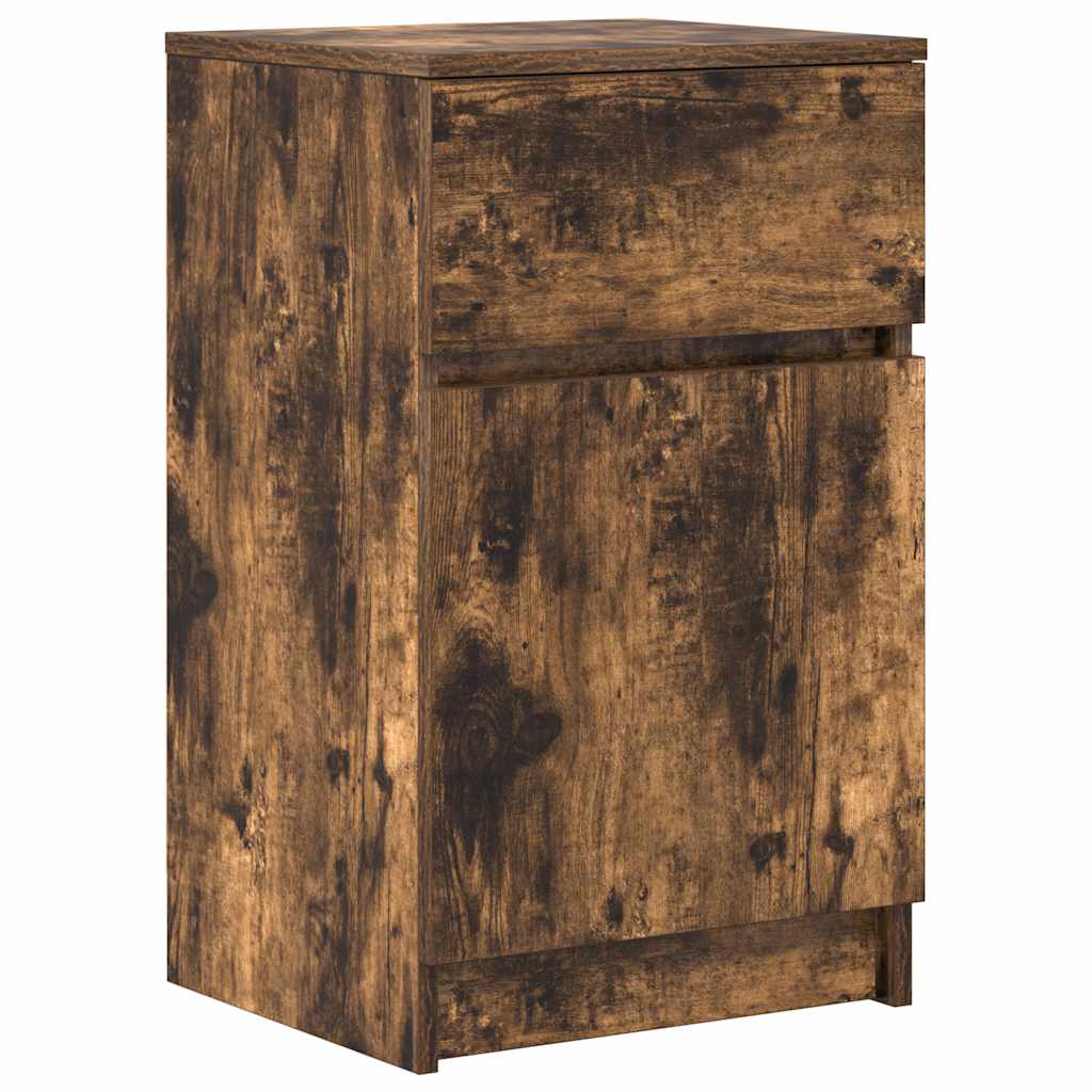 Nattbord sonoma eik 39x35x65 cm konstruert tre