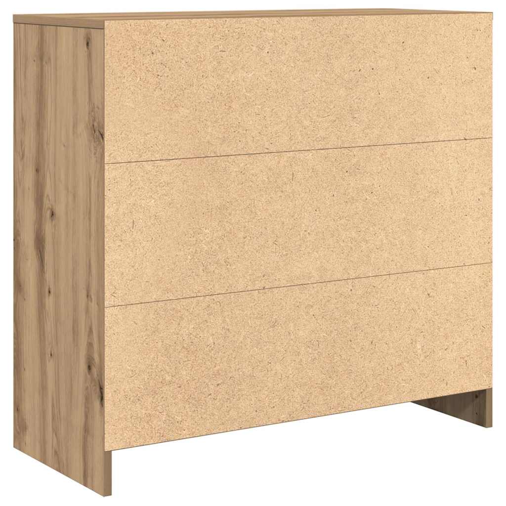 Skjenk med skuff artisan eik 80x34x76 cm konstruert tre