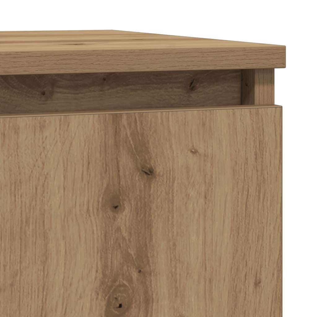 Skjenk med skuff artisan eik 71x35x84 cm konstruert tre