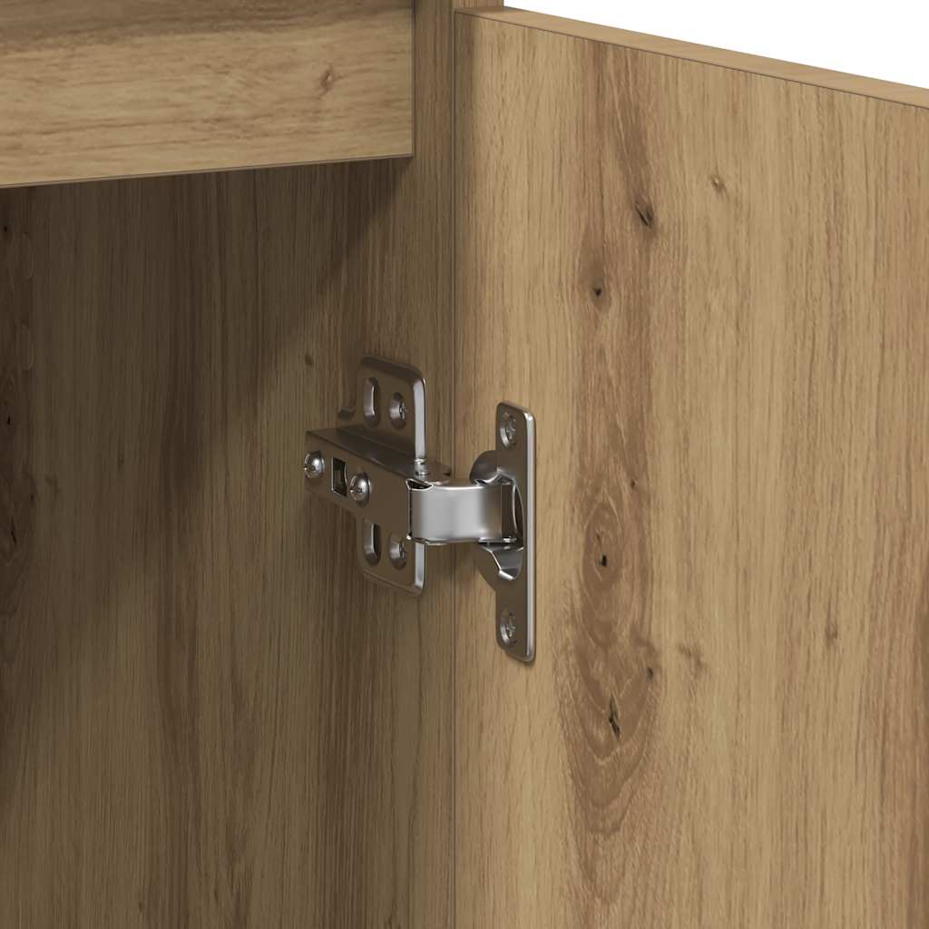 Skjenk artisan eik 29,5x34x76 cm konstruert tre