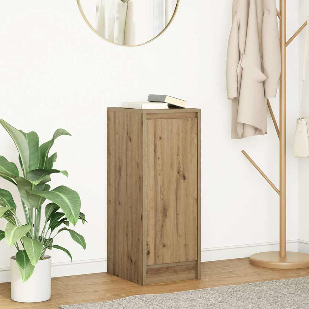 Skjenk artisan eik 29,5x34x76 cm konstruert tre