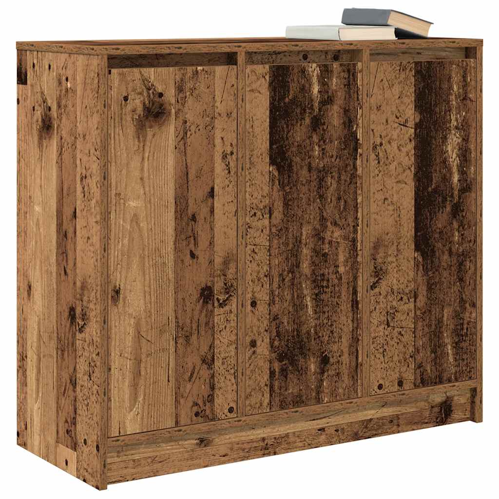Skjenk gammelt tre 85x34x76 cm konstruert tre