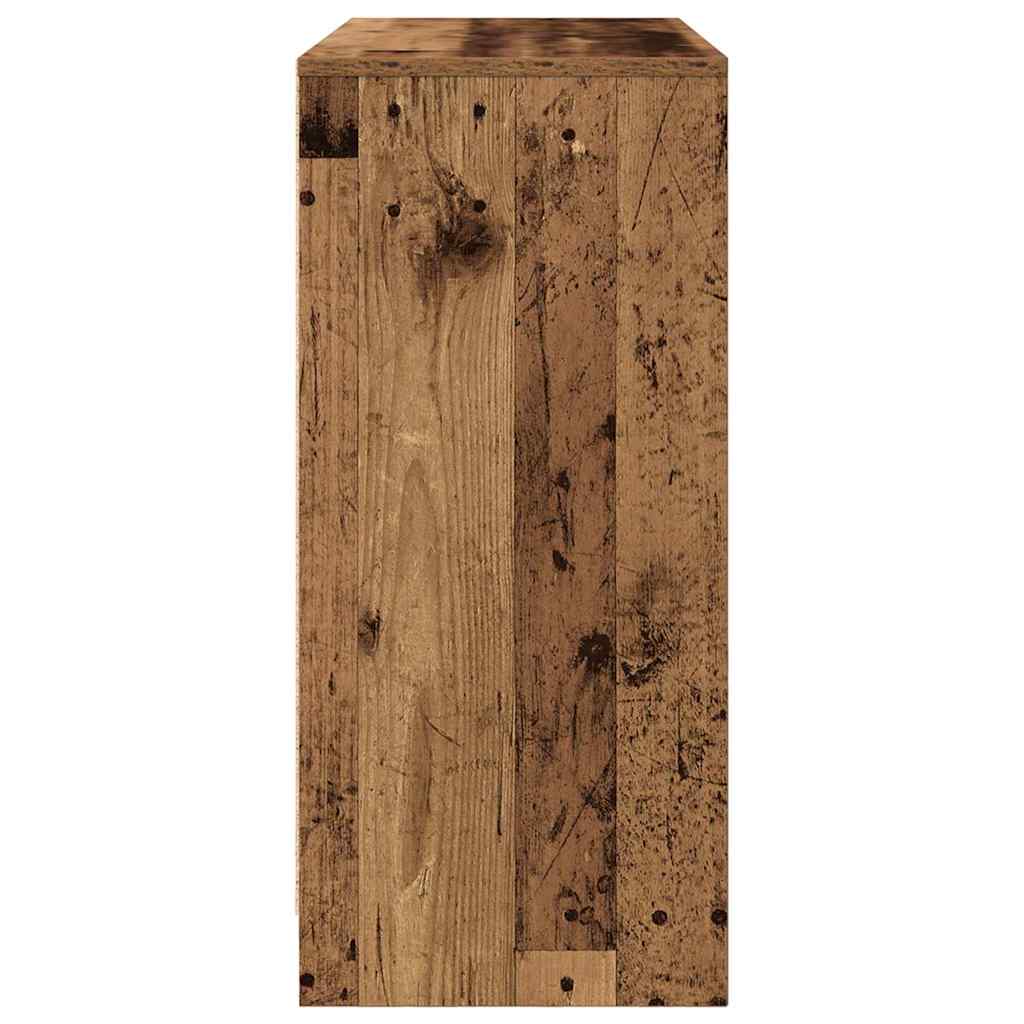 Skjenk gammelt tre 85x34x76 cm konstruert tre