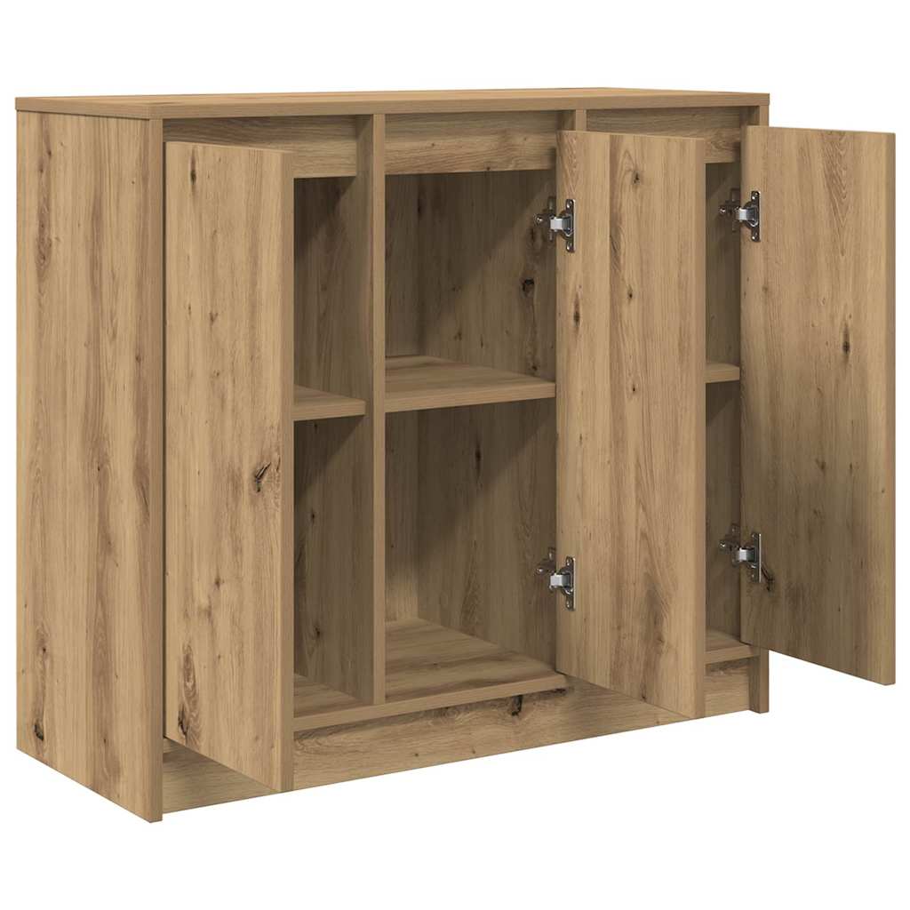 Skjenk artisan eik 85x34x76 cm konstruert tre