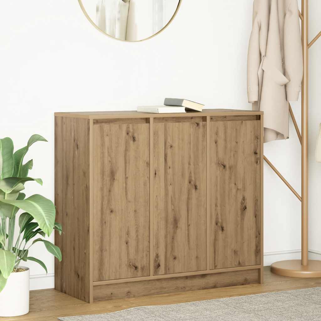 Skjenk artisan eik 85x34x76 cm konstruert tre