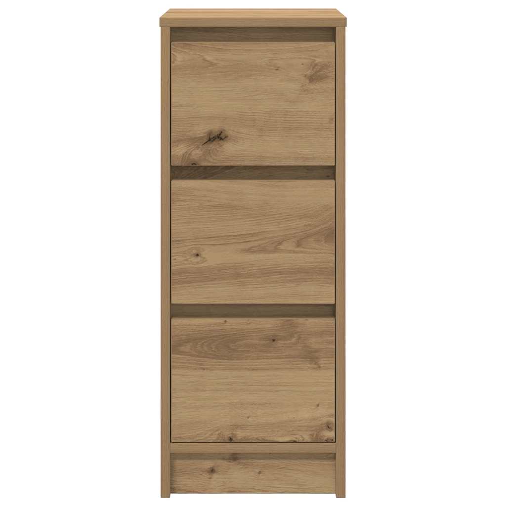Skjenk artisan eik 29,5x34x76 cm konstruert tre