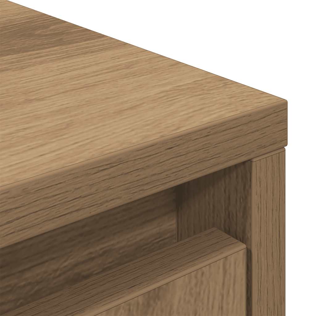 Skap med skuff artisan eik 55,5x34x119,5 cm konstruert tre