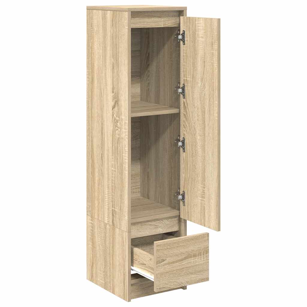 Highboard sonoma eik 29,5x34x119,5 cm konstruert tre