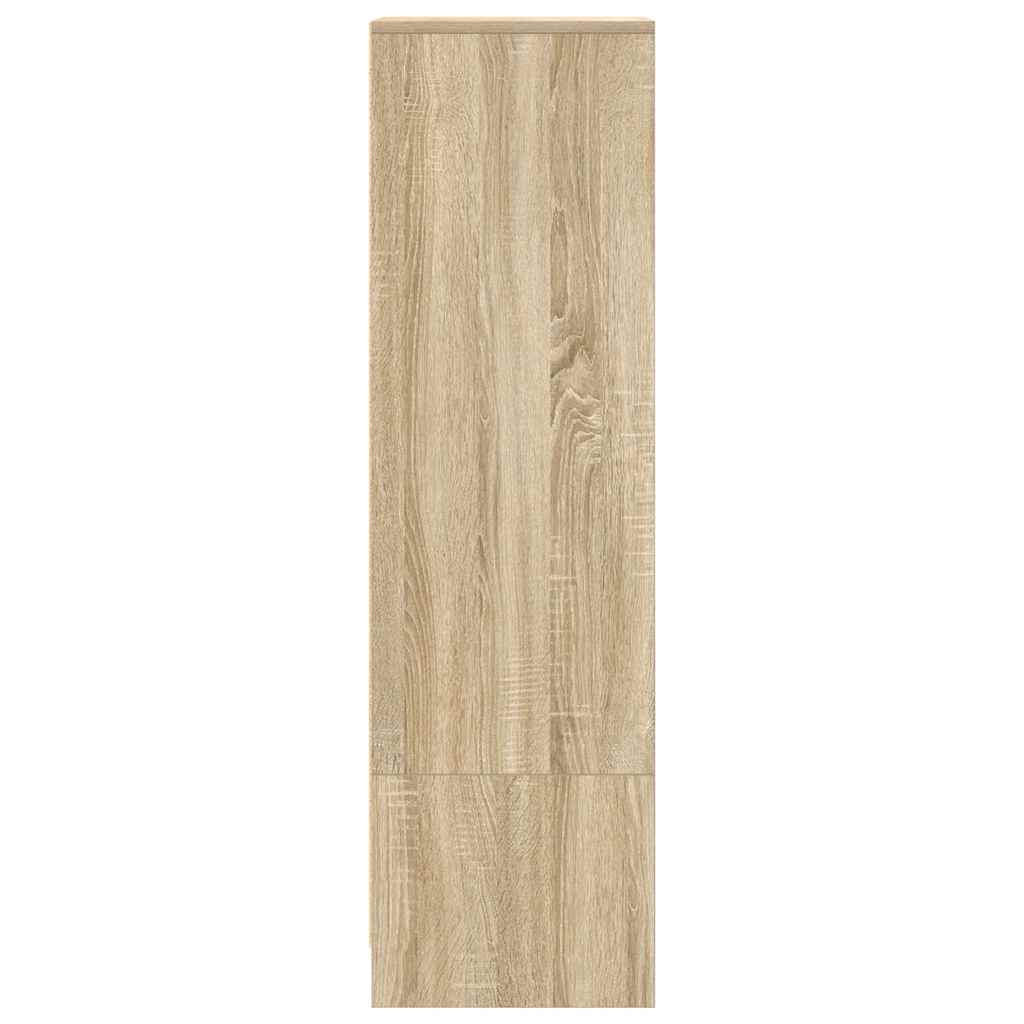 Highboard sonoma eik 29,5x34x119,5 cm konstruert tre