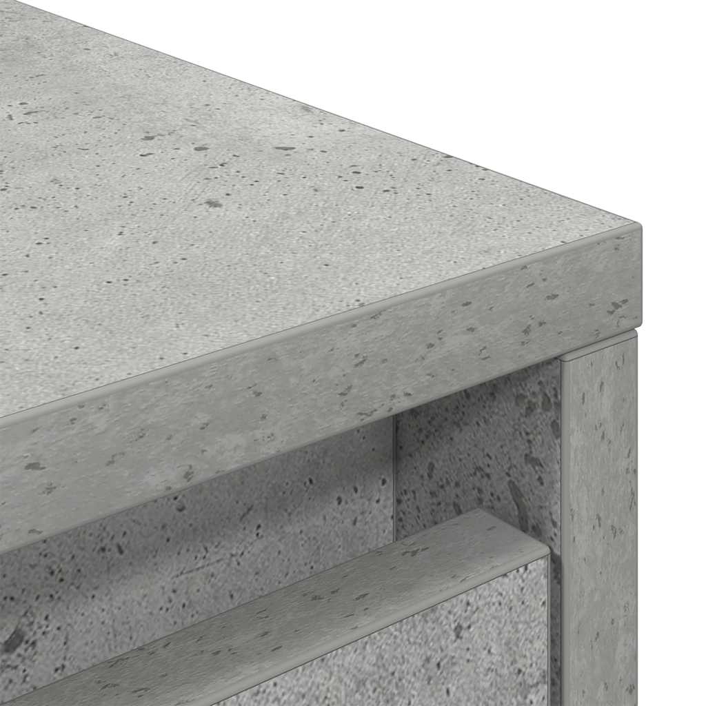 Highboard betonggrå 29,5x34x119,5 cm konstruert tre