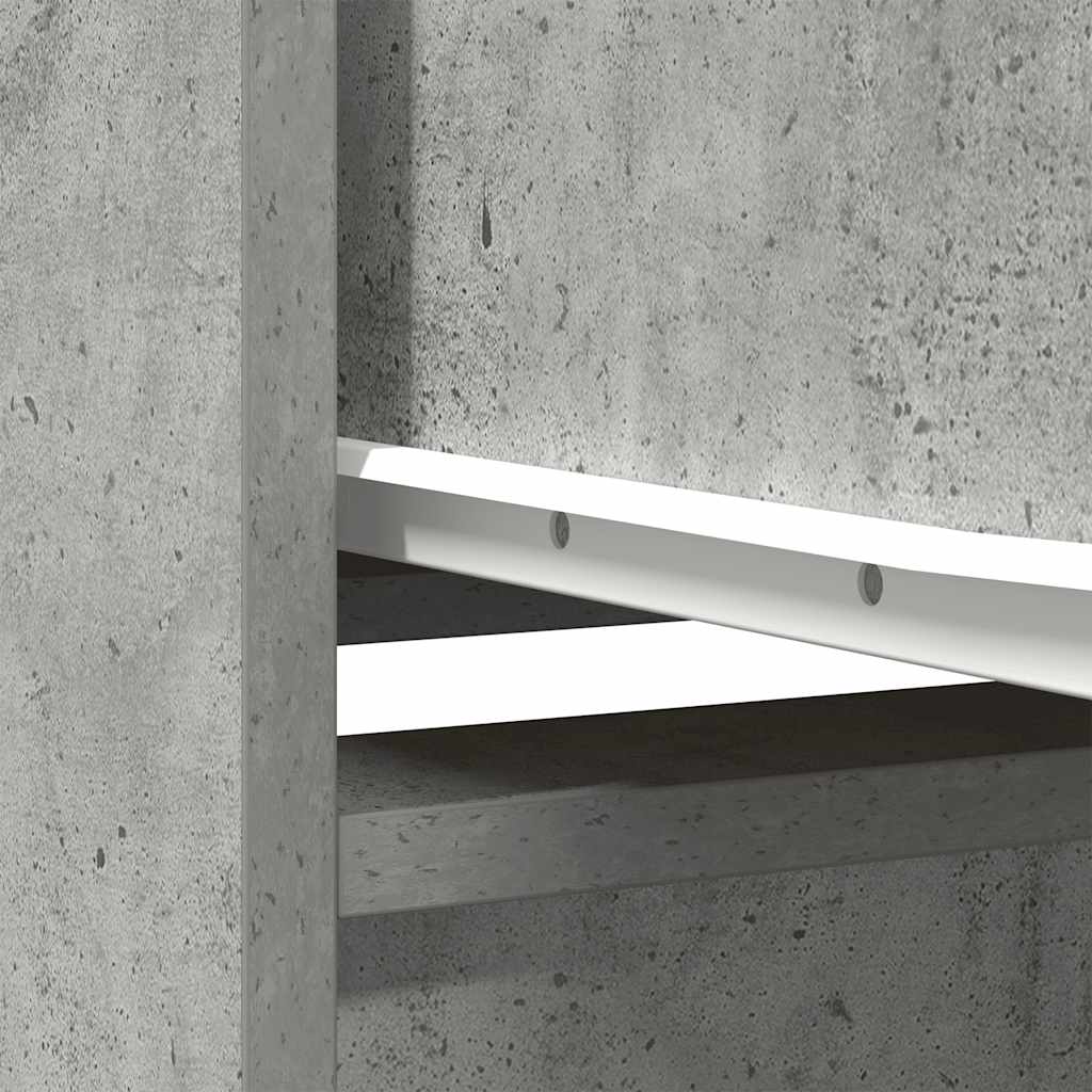 Highboard betonggrå 29,5x34x119,5 cm konstruert tre